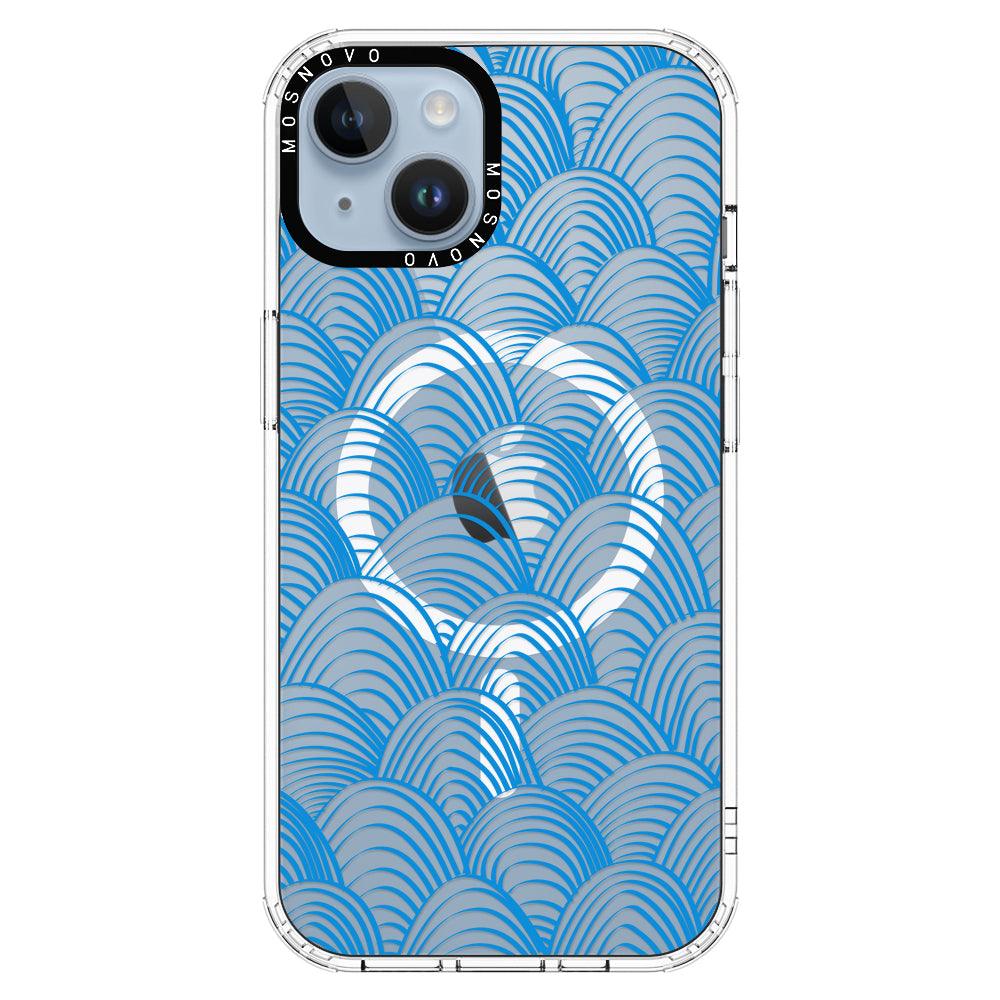 Wavy Wave Phone Case - iPhone 14 Plus Case - MOSNOVO