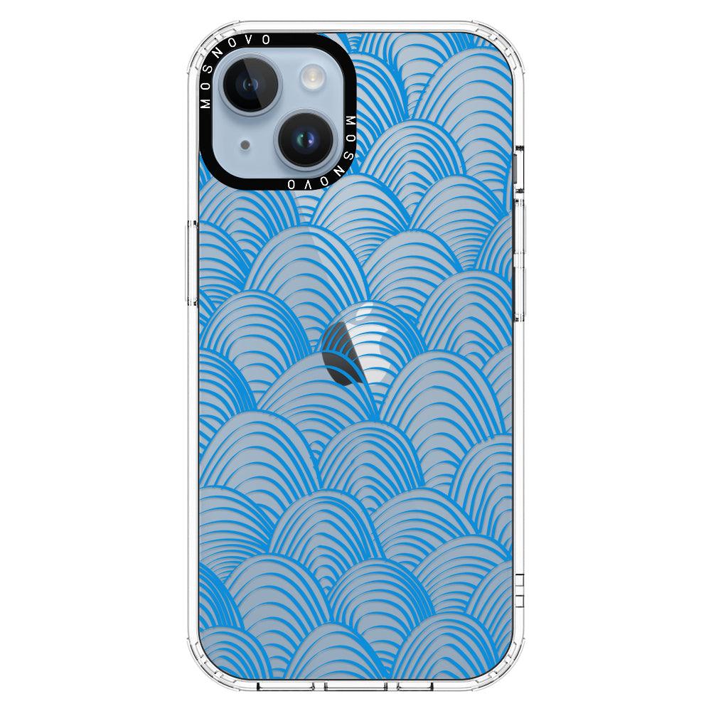 Wavy Wave Phone Case - iPhone 14 Plus Case - MOSNOVO