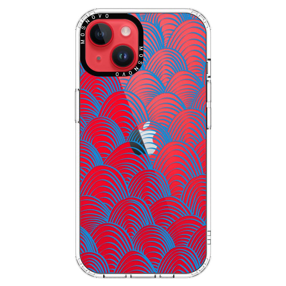 Wavy Wave Phone Case - iPhone 14 Plus Case - MOSNOVO