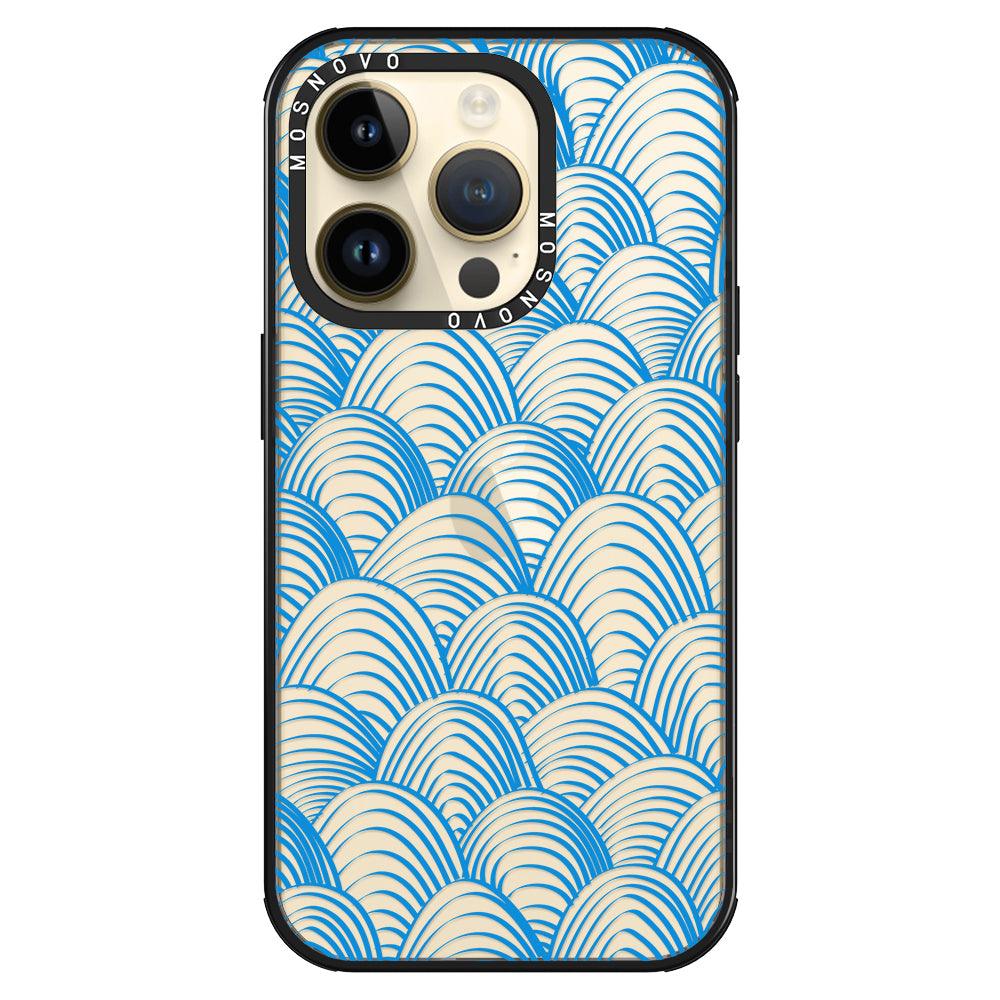 Wavy Wave Phone Case - iPhone 14 Pro Case - MOSNOVO