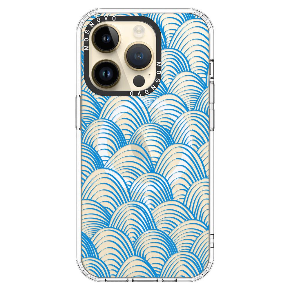 Wavy Wave Phone Case - iPhone 14 Pro Case - MOSNOVO