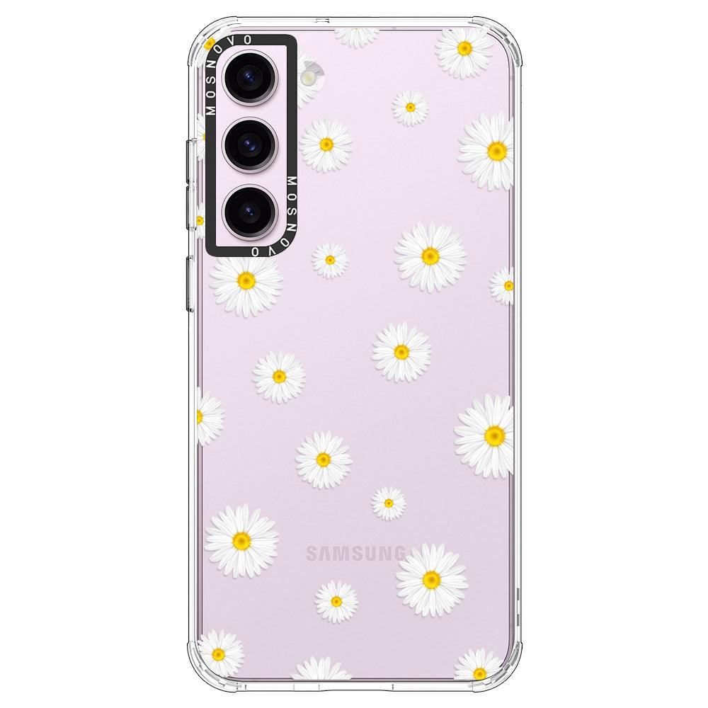 Daisy Floral Flower Phone Case - Samsung Galaxy S23 Case - MOSNOVO