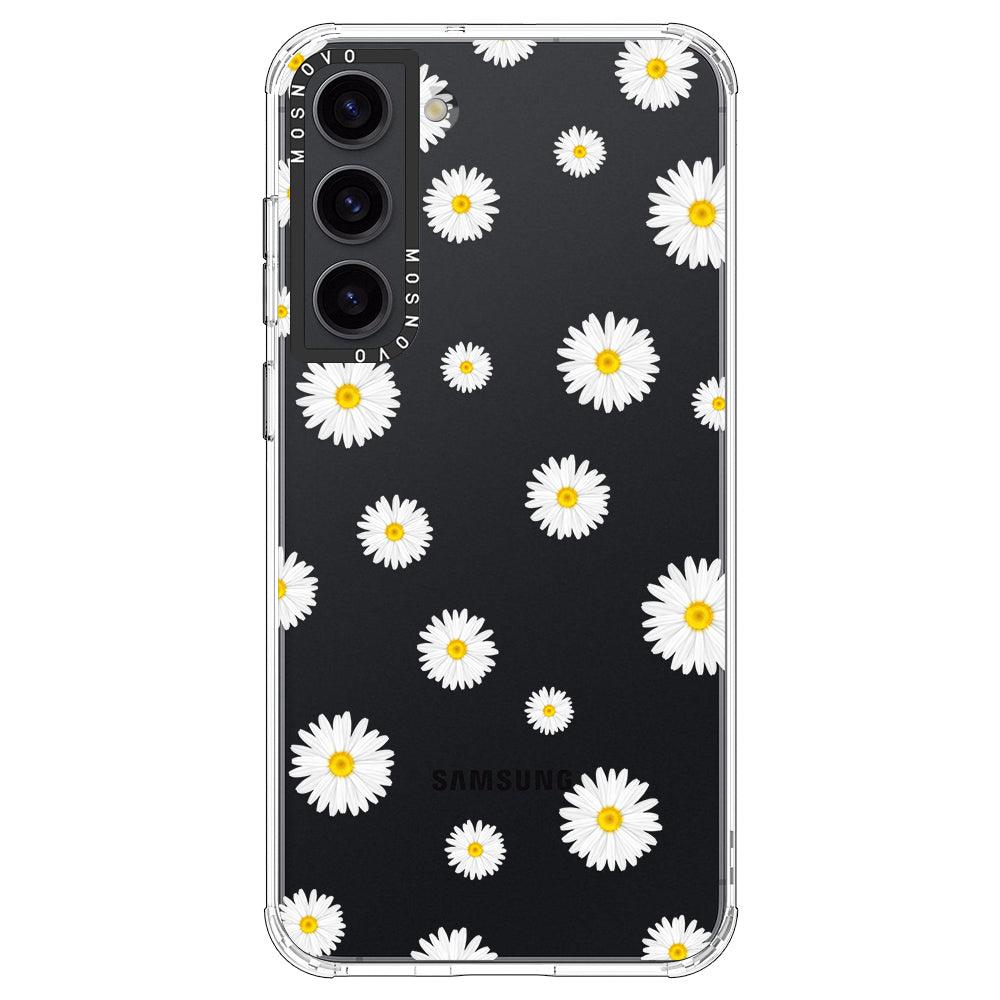 Daisy Floral Flower Phone Case - Samsung Galaxy S23 Case - MOSNOVO