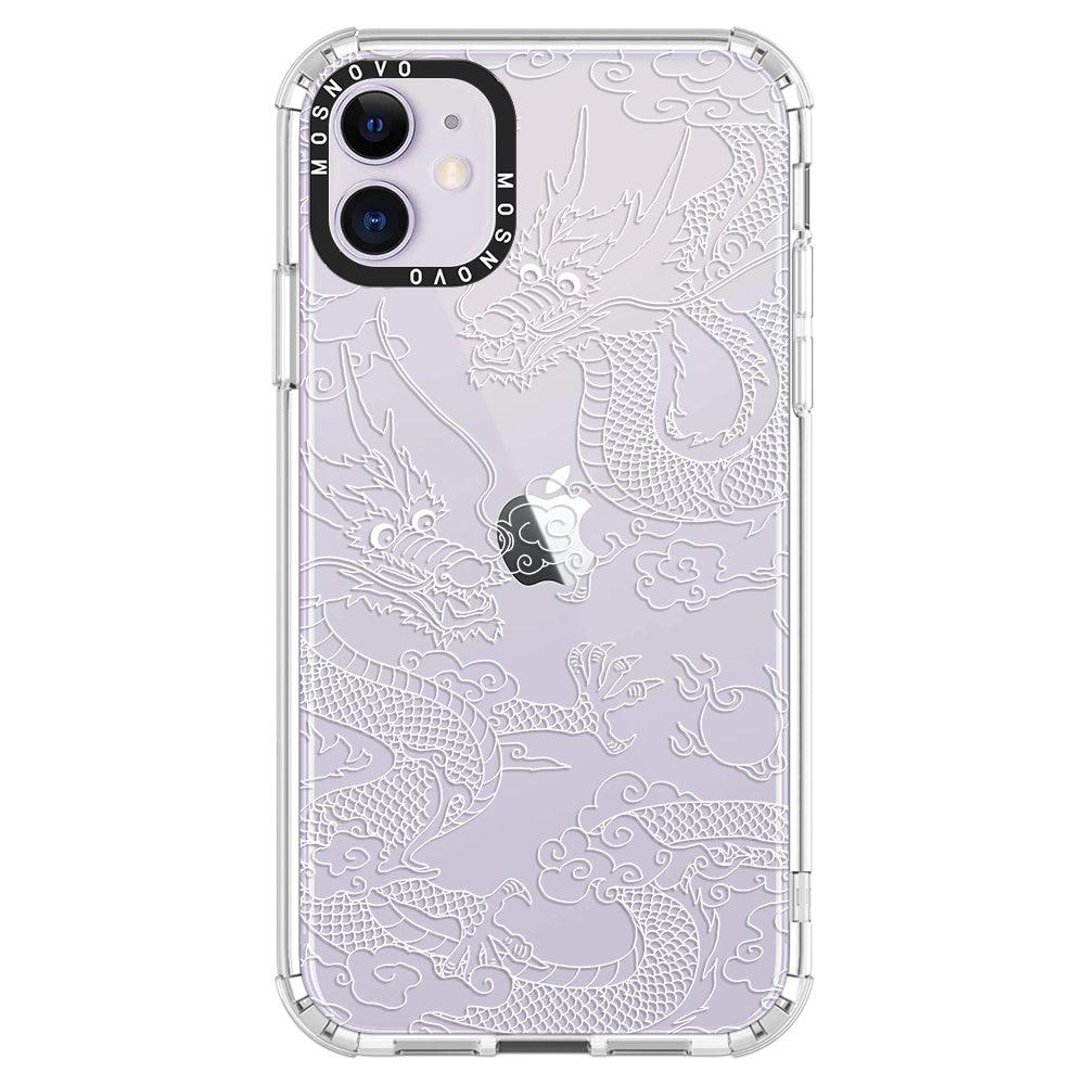 White Dragon Phone Case - iPhone 11 Case - MOSNOVO