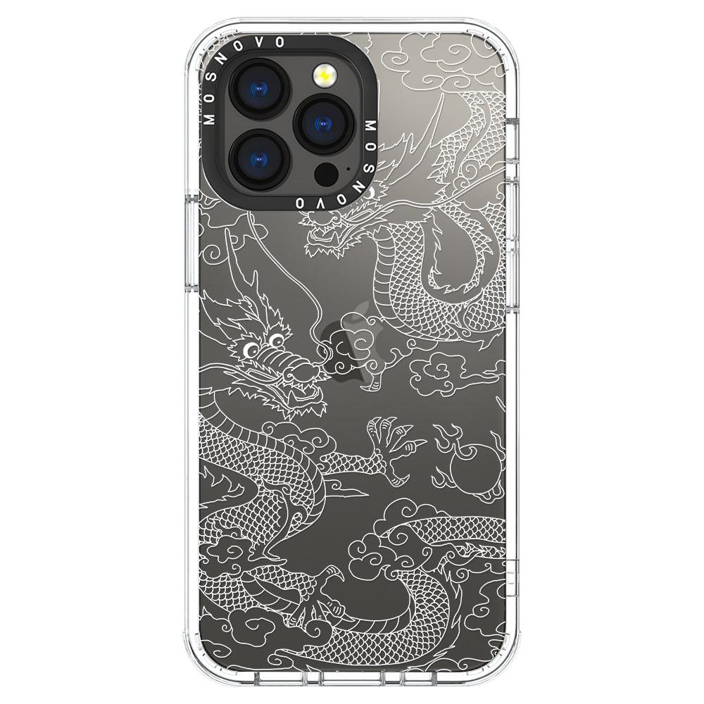 White Dragon Phone Case - iPhone 13 Pro Case – MOSNOVO