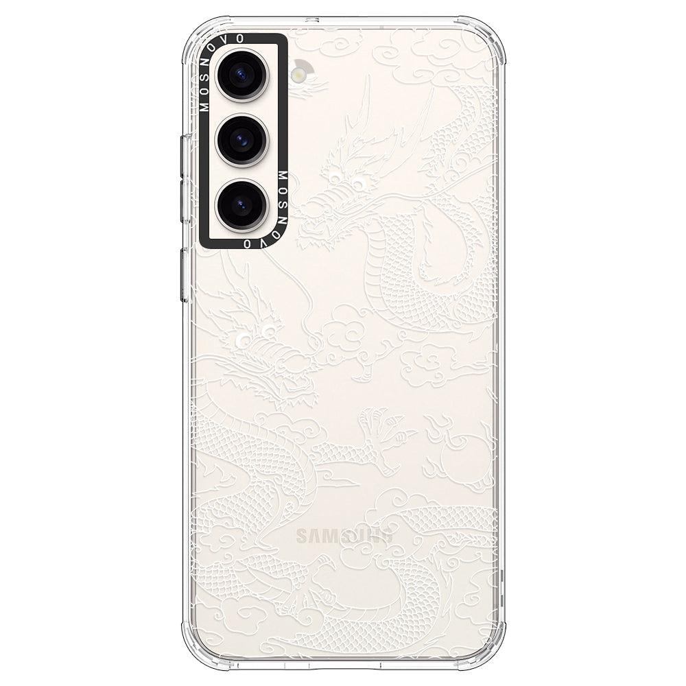 White Dragon Phone Case - Samsung Galaxy S23 Case