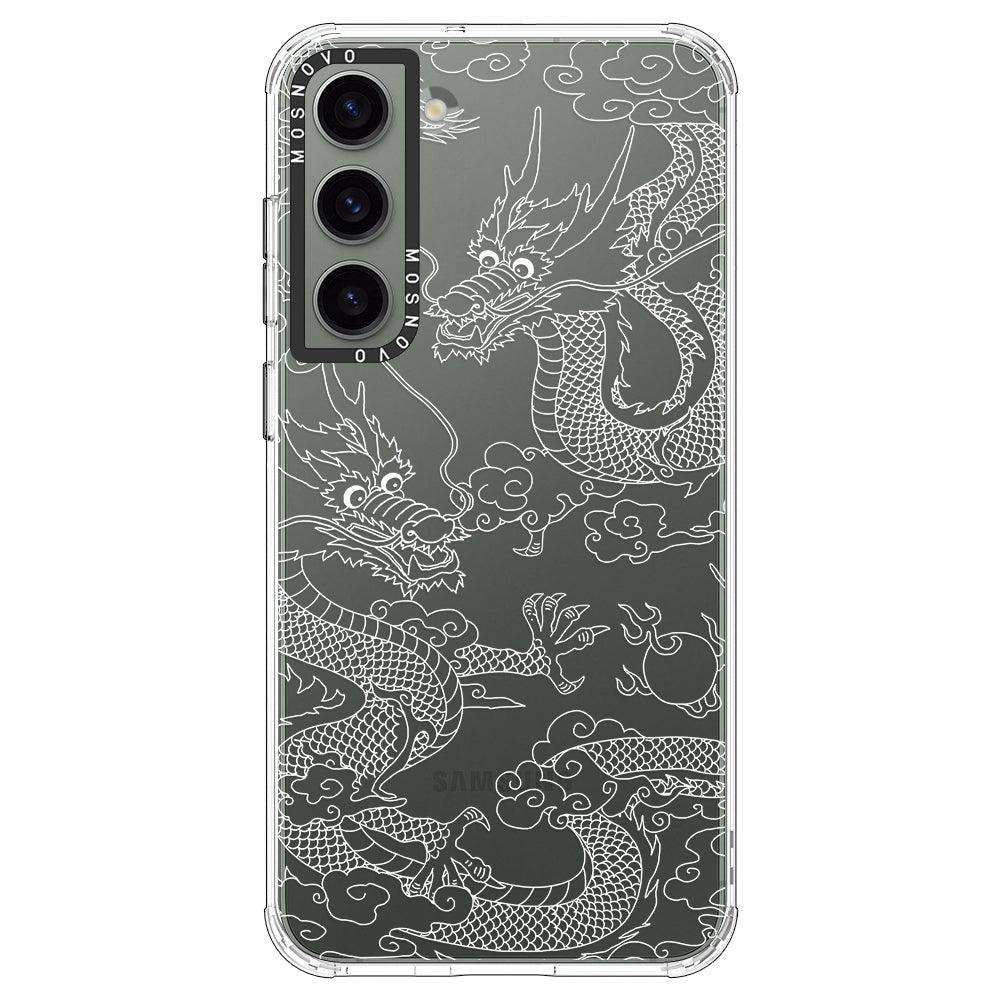 White Dragon Phone Case - Samsung Galaxy S23 Case