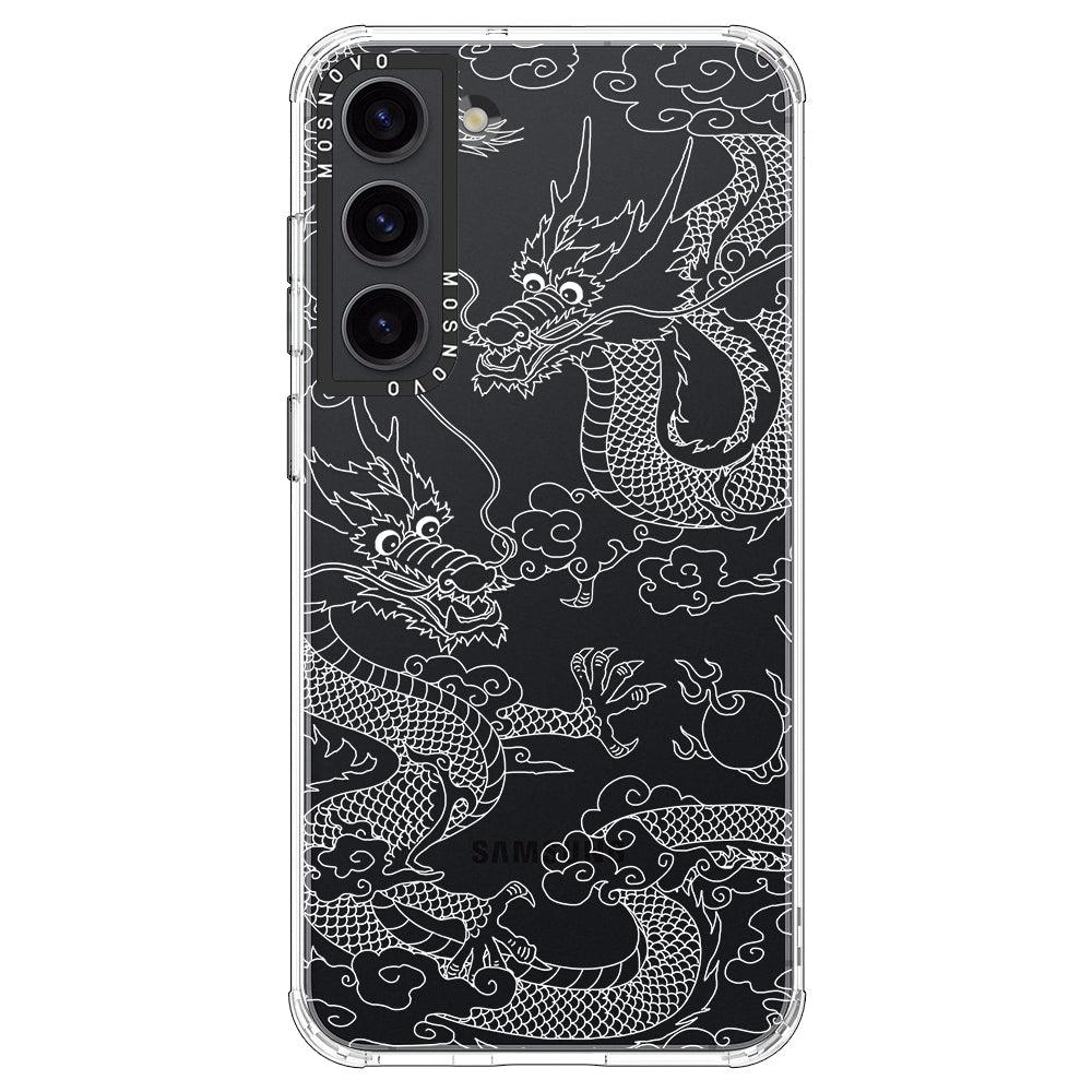 White Dragon Phone Case - Samsung Galaxy S23 Case