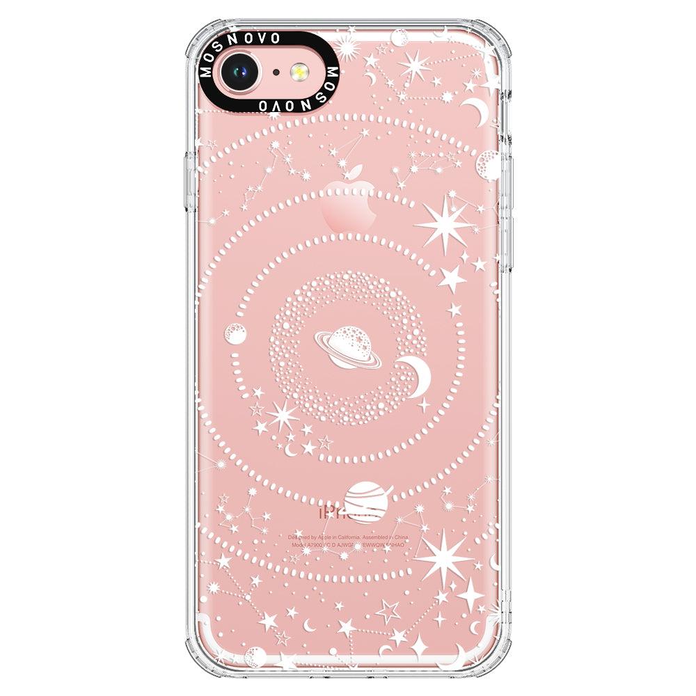 White Galaxy Phone Case - iPhone 7 Case - MOSNOVO