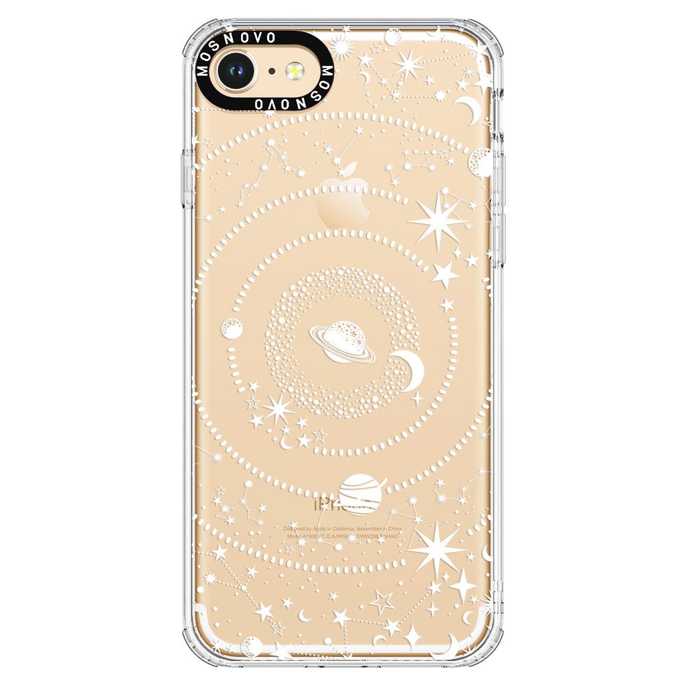 White Galaxy Phone Case - iPhone 7 Case - MOSNOVO