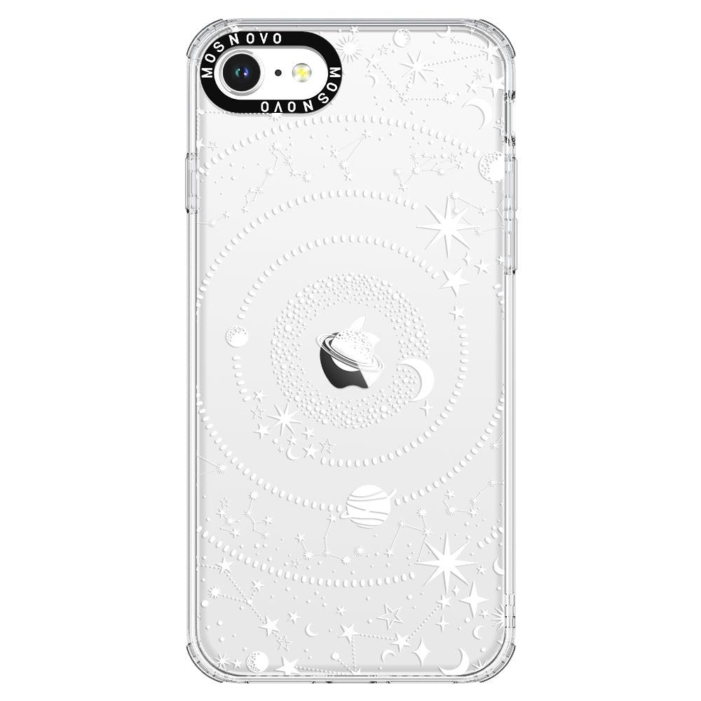 White Galaxy Phone Case - iPhone 7 Case - MOSNOVO