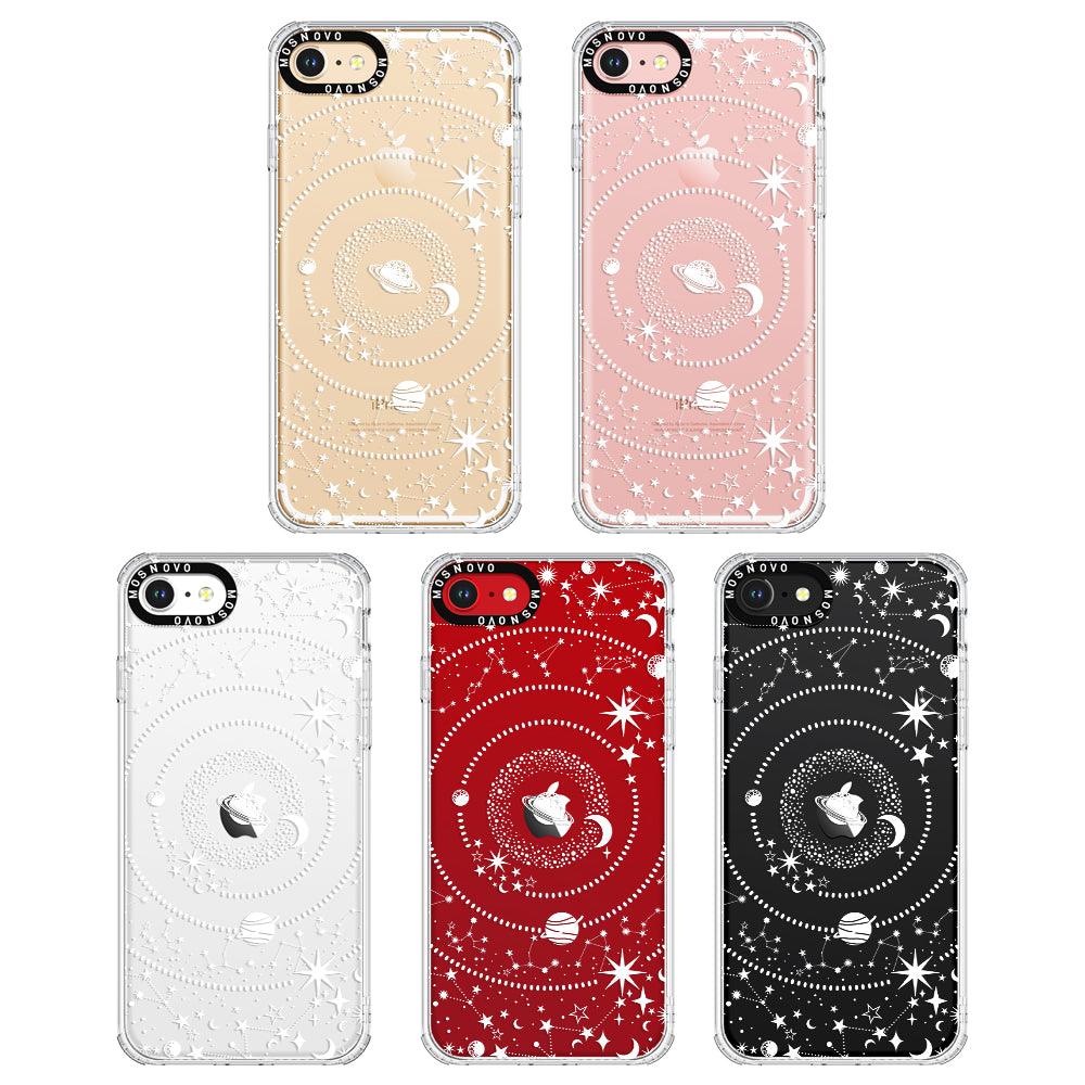 White Galaxy Phone Case - iPhone 7 Case - MOSNOVO