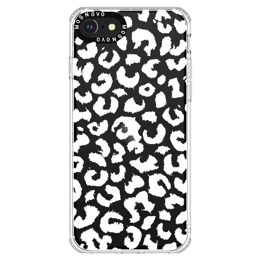 White Leopard Phone Case - iPhone 8 Case - MOSNOVO