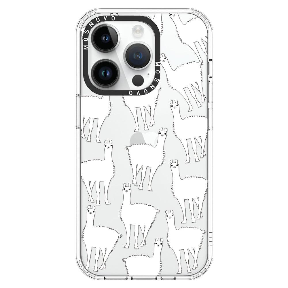 Llama Phone Case - iPhone 14 Pro Case - MOSNOVO