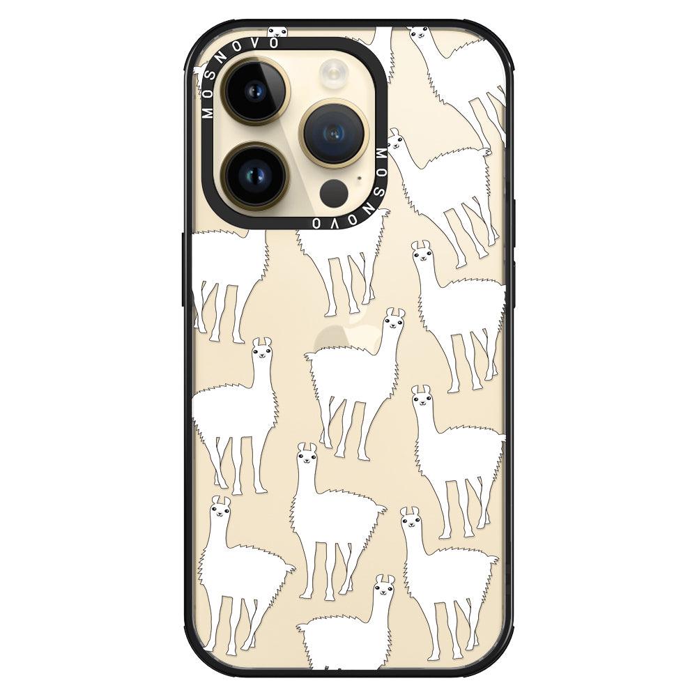 Llama Phone Case - iPhone 14 Pro Case - MOSNOVO