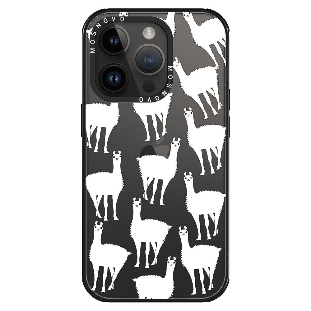 Llama Phone Case - iPhone 14 Pro Case - MOSNOVO