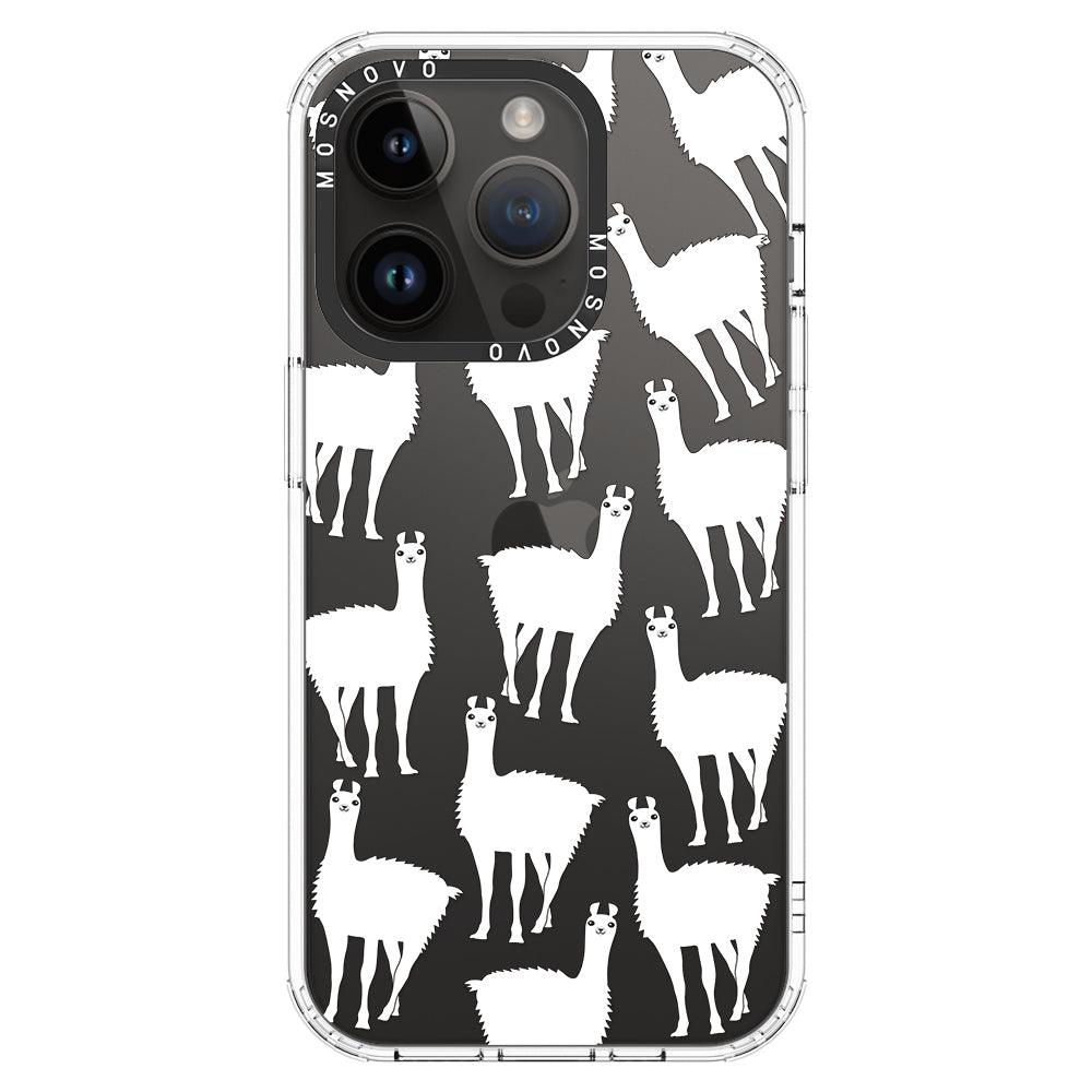 Llama Phone Case - iPhone 14 Pro Case - MOSNOVO