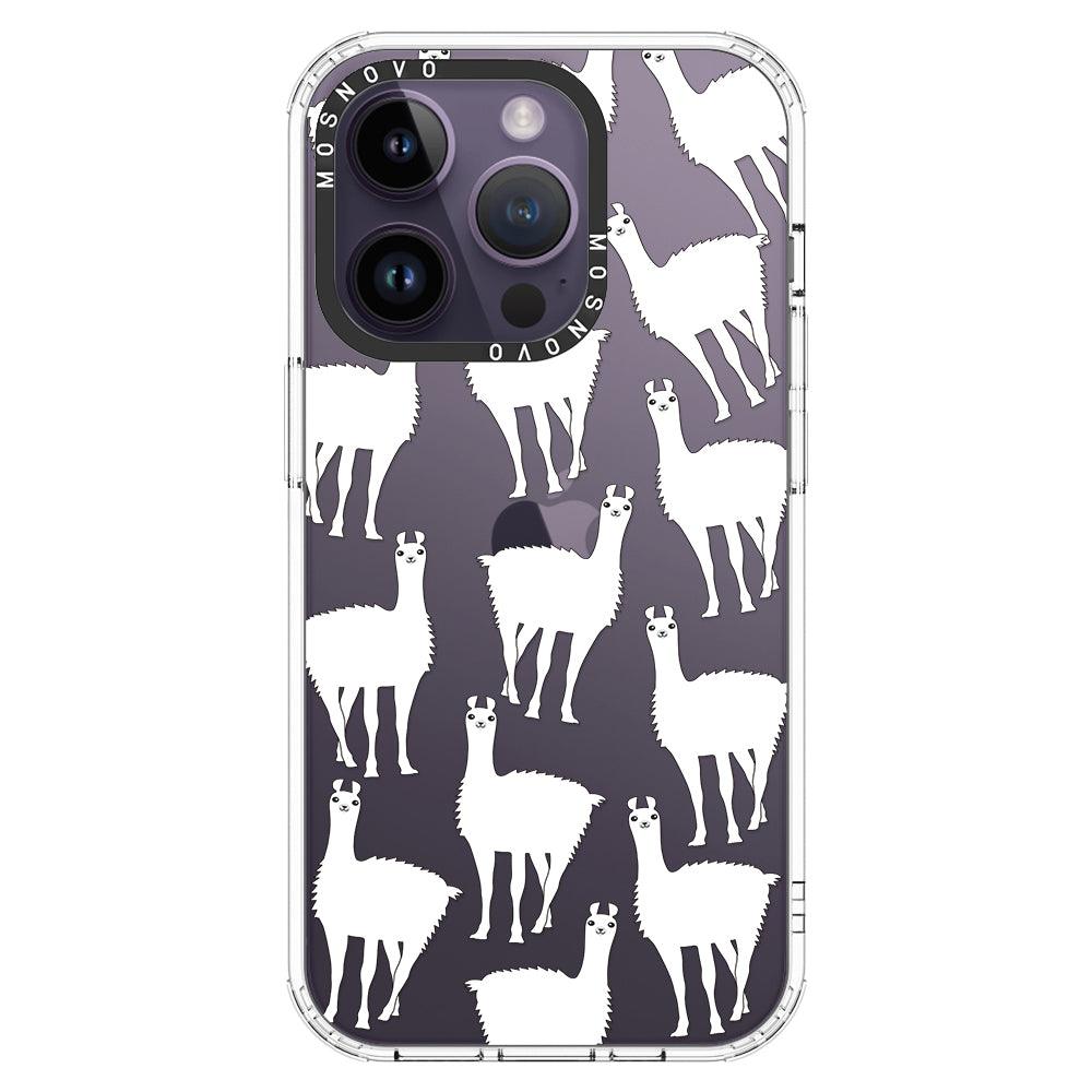 Llama Phone Case - iPhone 14 Pro Case - MOSNOVO