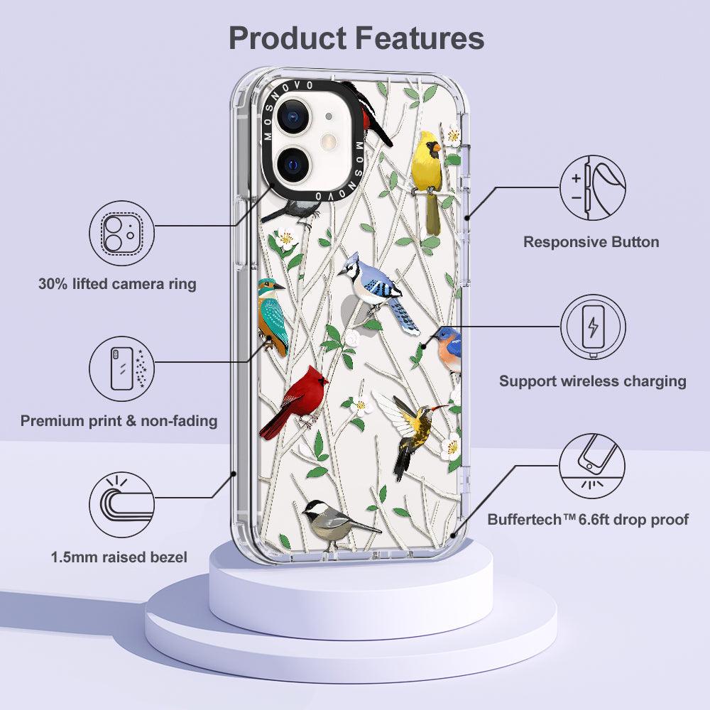 Wild Bird Phone Case - iPhone 12 Case - MOSNOVO