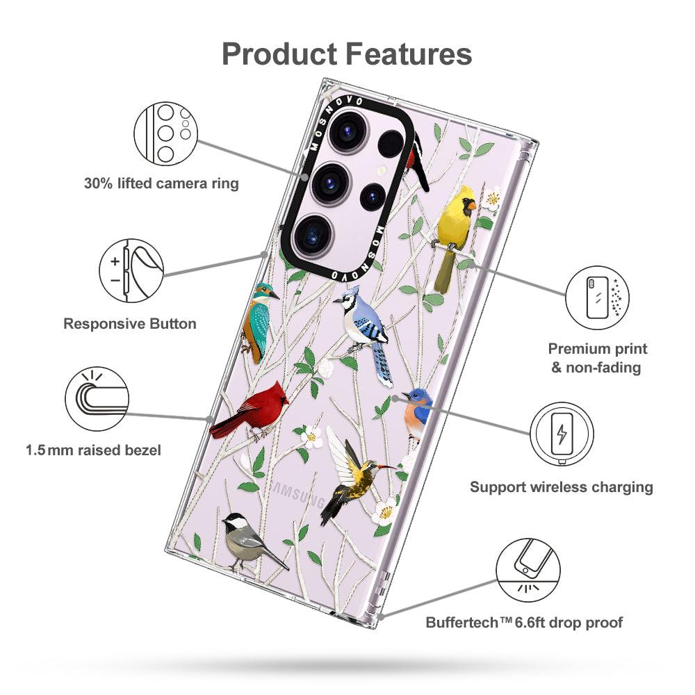 Wild Bird Phone Case - Samsung Galaxy S23 Ultra Case - MOSNOVO