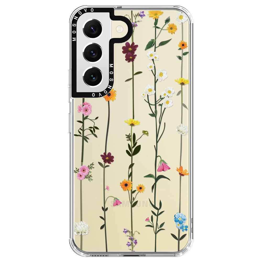 Wild Flowers Floral Phone Case - Samsung Galaxy S22 Plus Case - MOSNOVO