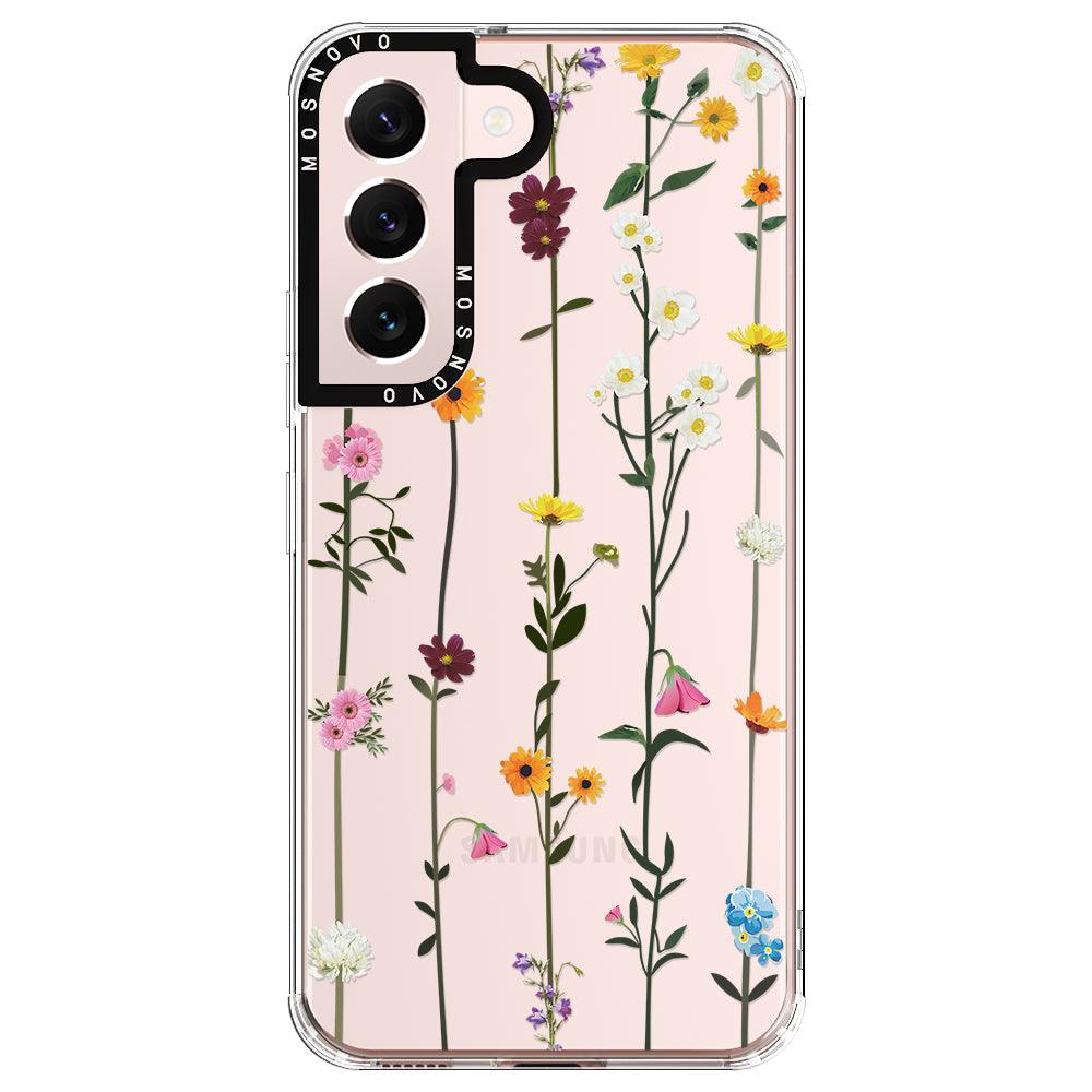 Wild Flowers Floral Phone Case - Samsung Galaxy S22 Plus Case - MOSNOVO