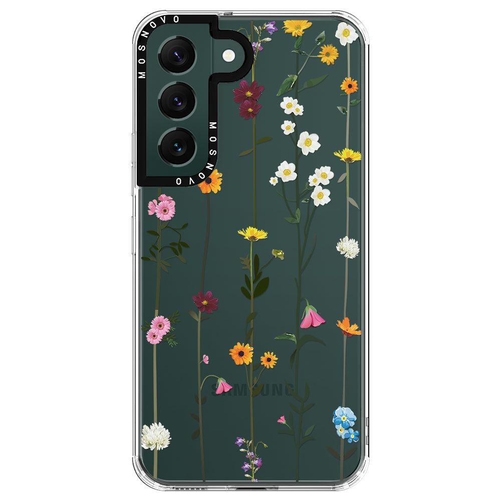 Wild Flowers Floral Phone Case - Samsung Galaxy S22 Plus Case - MOSNOVO