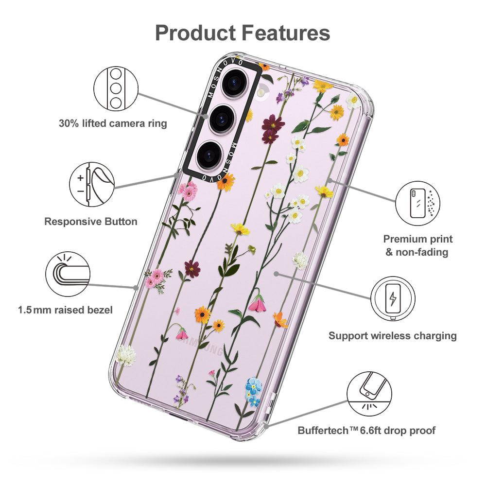 Wild Flowers Floral Phone Case - Samsung Galaxy S23 Case - MOSNOVO