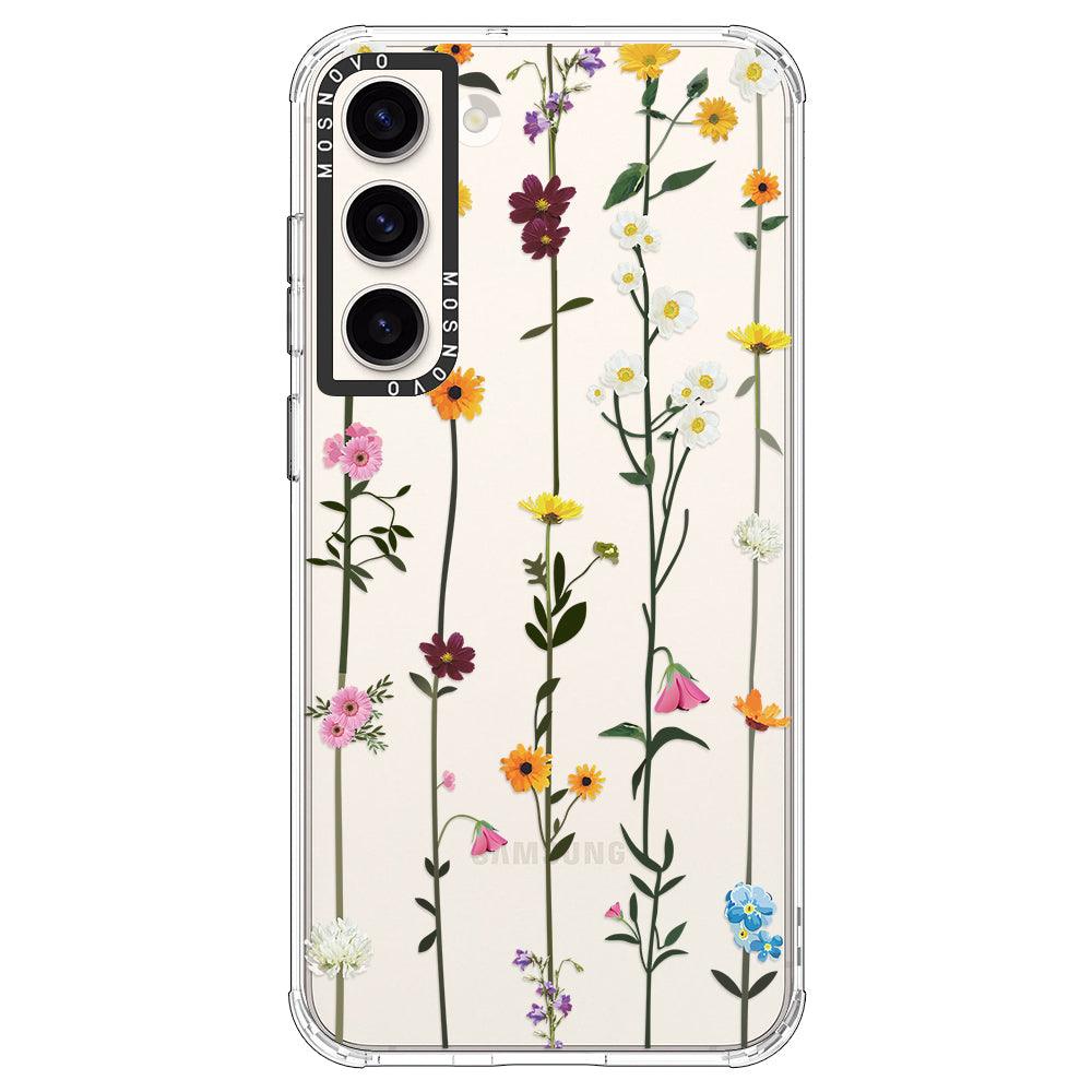 Wild Flowers Floral Phone Case - Samsung Galaxy S23 Plus Case - MOSNOVO