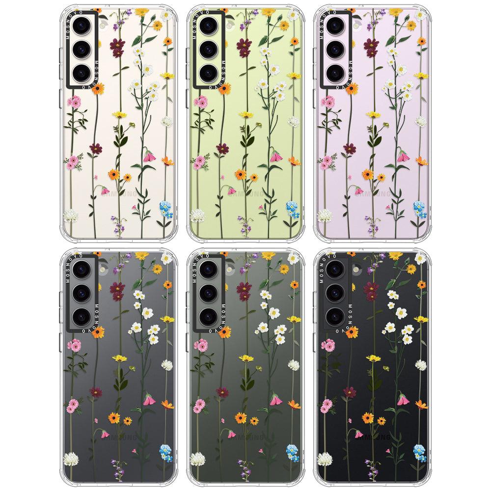 Wild Flowers Floral Phone Case - Samsung Galaxy S23 Plus Case - MOSNOVO