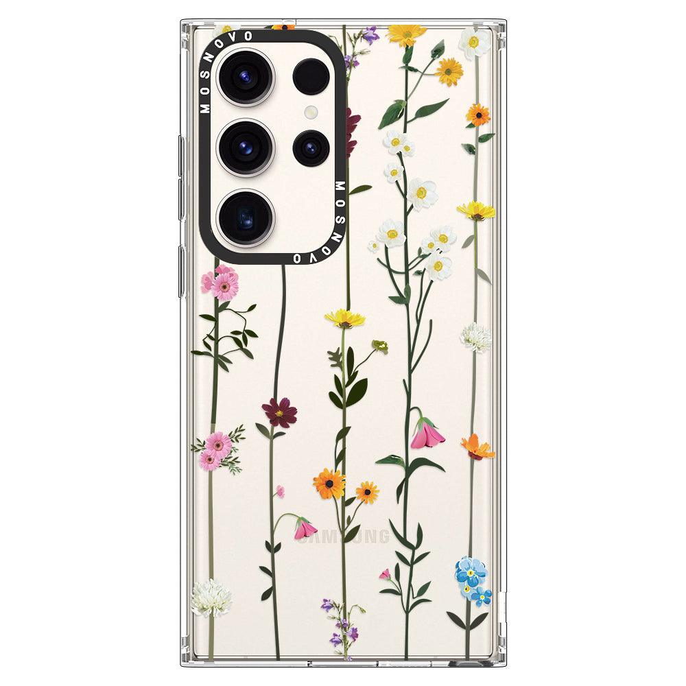 Wild Flowers Floral Phone Case - Samsung Galaxy S23 Ultra Case - MOSNOVO