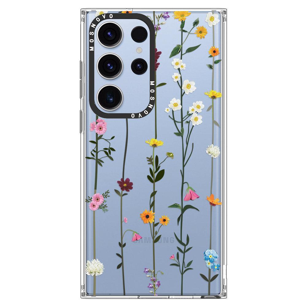 Wild Flowers Floral Phone Case - Samsung Galaxy S23 Ultra Case - MOSNOVO