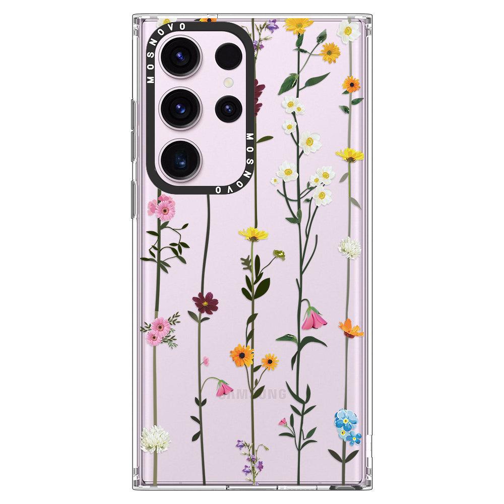 Wild Flowers Floral Phone Case - Samsung Galaxy S23 Ultra Case - MOSNOVO