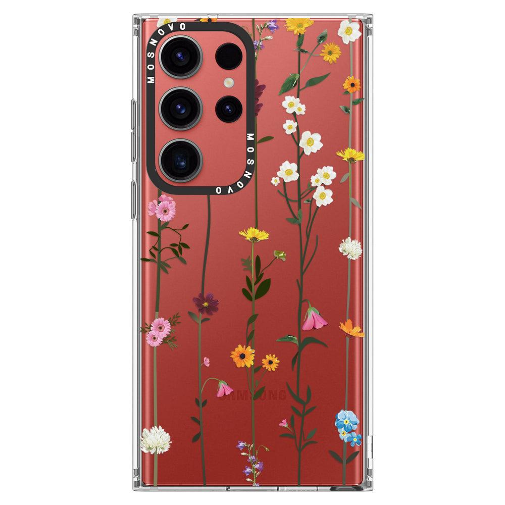 Wild Flowers Floral Phone Case - Samsung Galaxy S23 Ultra Case - MOSNOVO