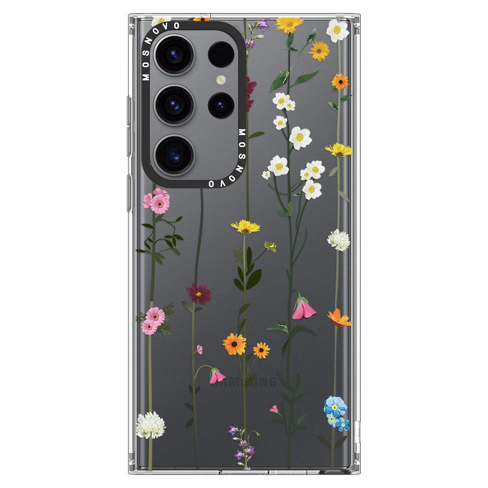 Wild Flowers Floral Phone Case - Samsung Galaxy S23 Ultra Case - MOSNOVO