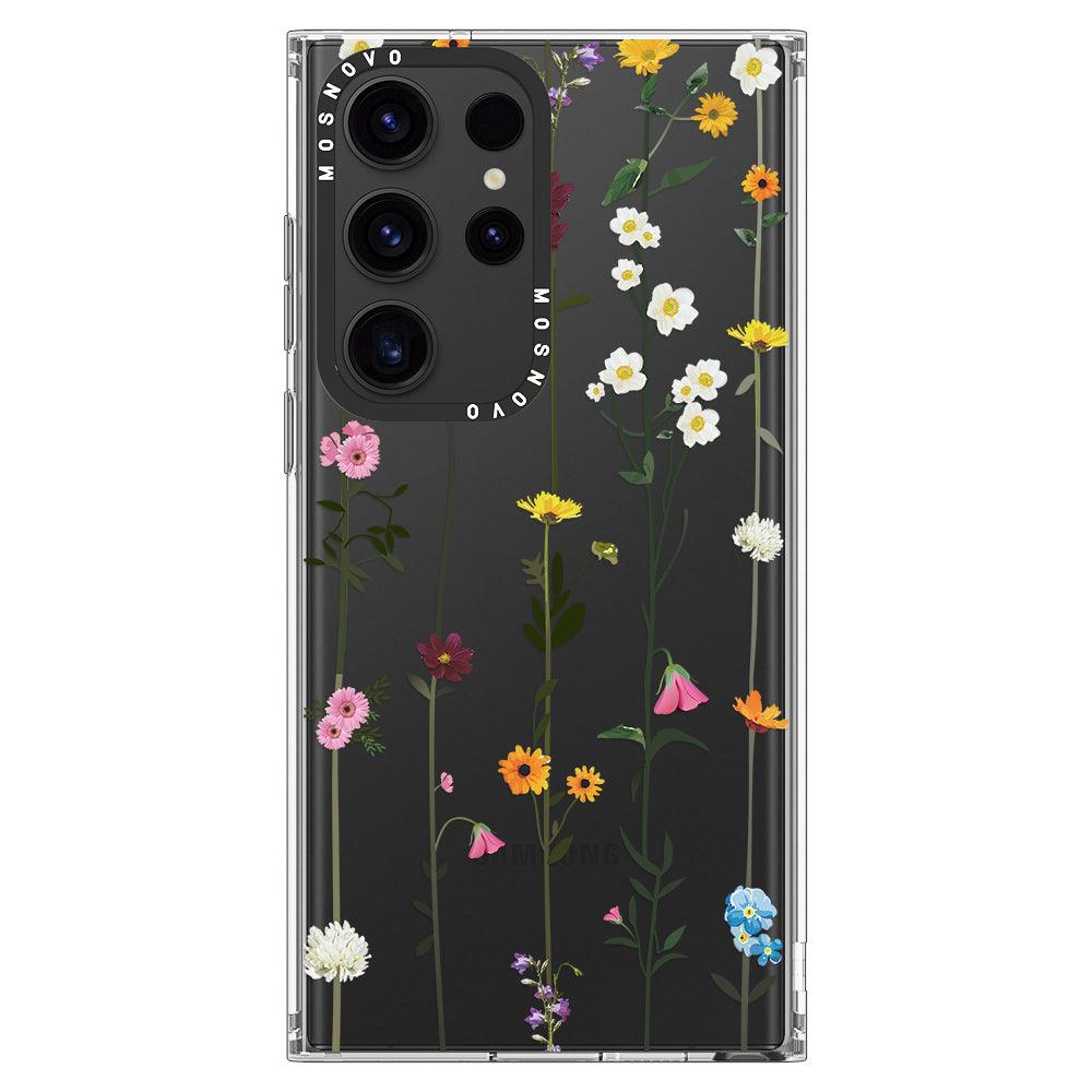 Wild Flowers Floral Phone Case - Samsung Galaxy S23 Ultra Case - MOSNOVO