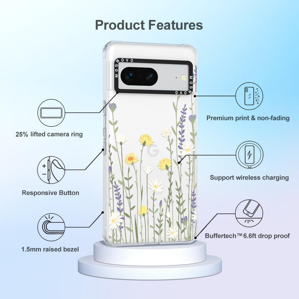 Wild Meadow Phone Case - Google Pixel 7 Case - MOSNOVO