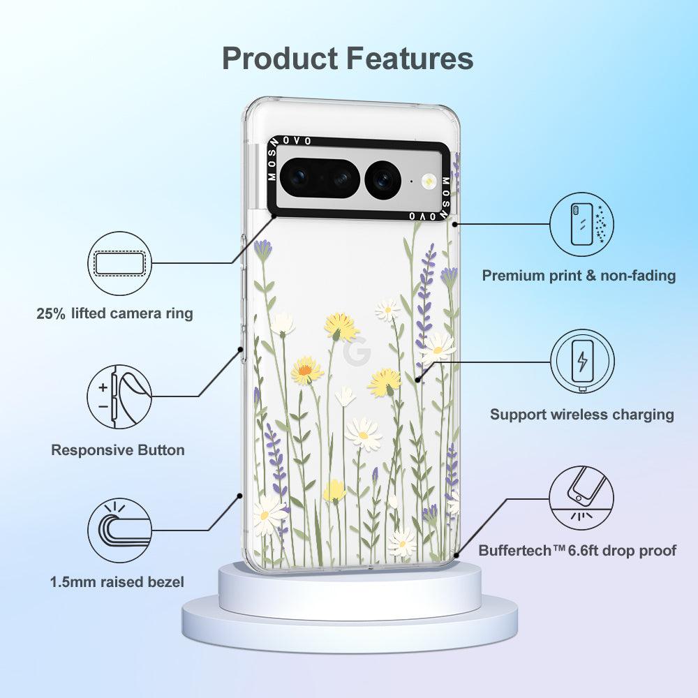 Wild Meadow Phone Case - Google Pixel 7 Pro Case - MOSNOVO