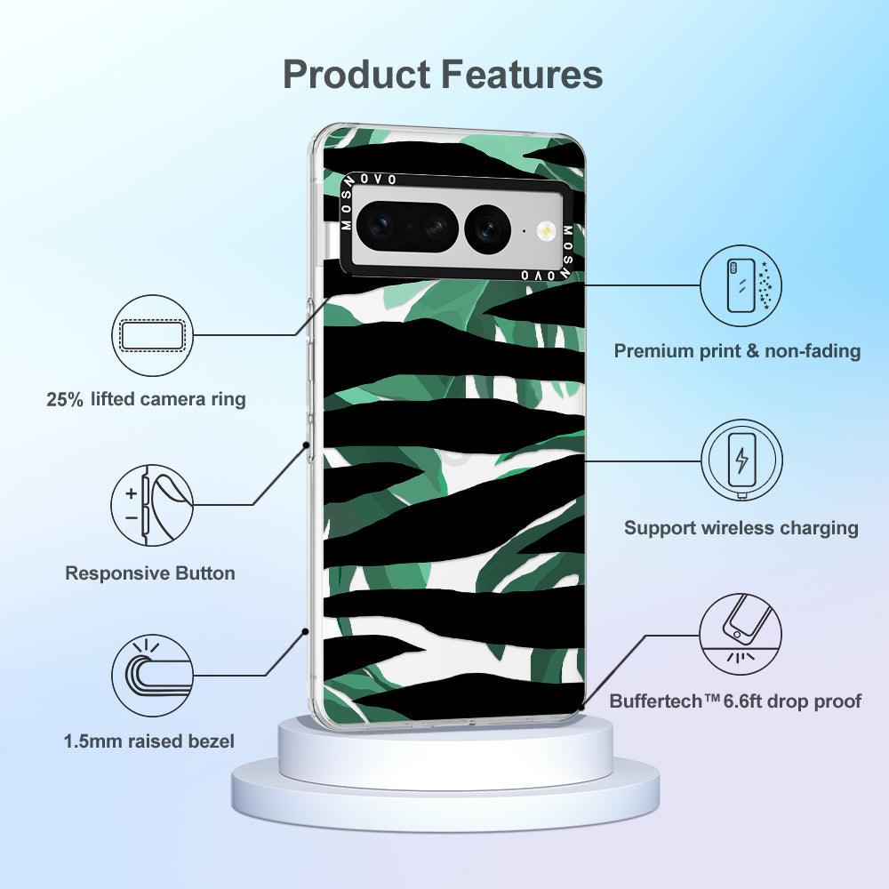 Wild Zebra Phone Case - Google Pixel 7 Pro Case - MOSNOVO