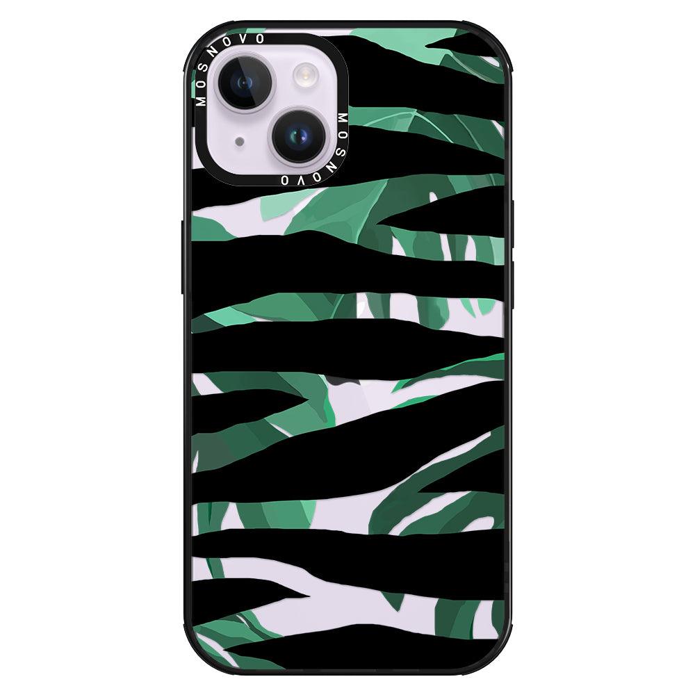 Wild Zebra Phone Case - iPhone 14 Plus Case - MOSNOVO