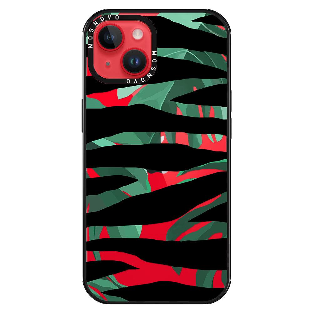 Wild Zebra Phone Case - iPhone 14 Plus Case - MOSNOVO