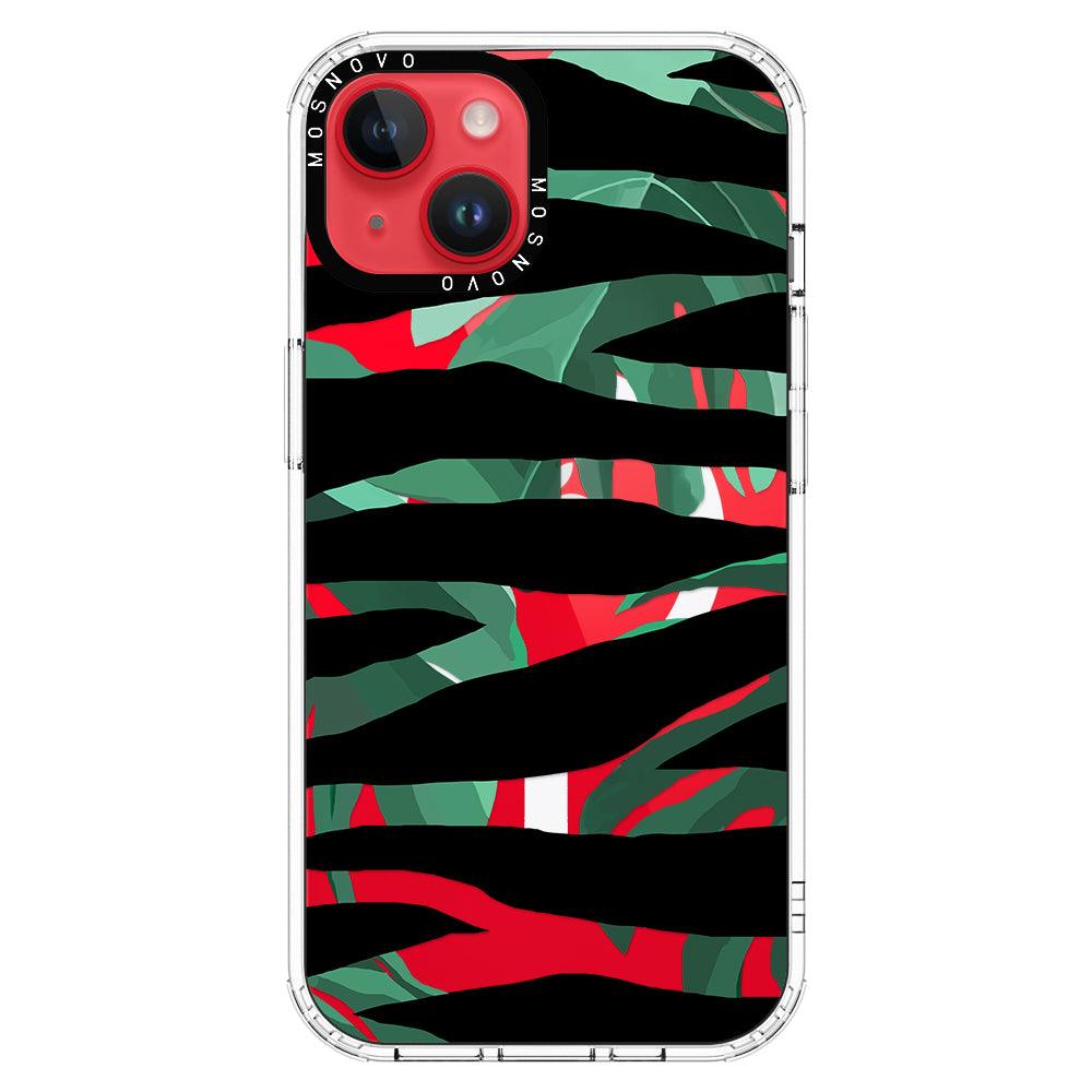 Wild Zebra Phone Case - iPhone 14 Plus Case - MOSNOVO