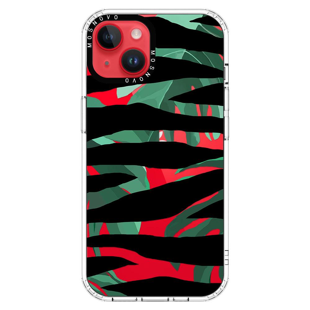 Wild Zebra Phone Case - iPhone 14 Plus Case - MOSNOVO