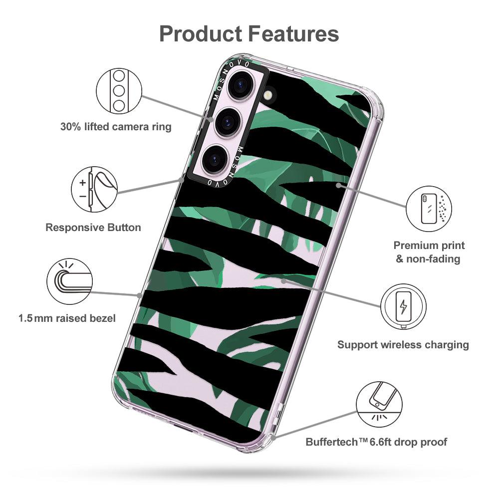 Wild Zebra Phone Case - Samsung Galaxy S23 Case - MOSNOVO