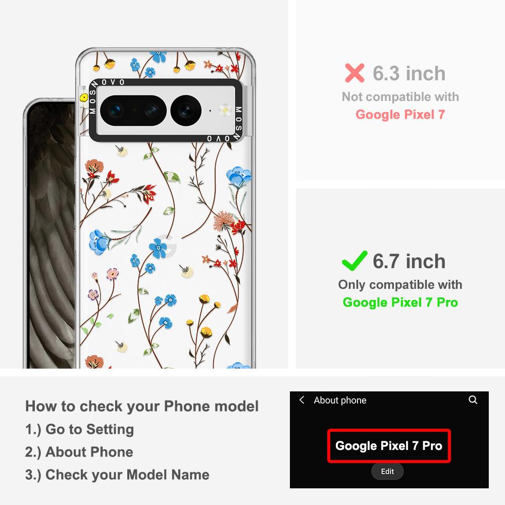 Wildfloral Phone Case - Google Pixel 7 Pro Case - MOSNOVO