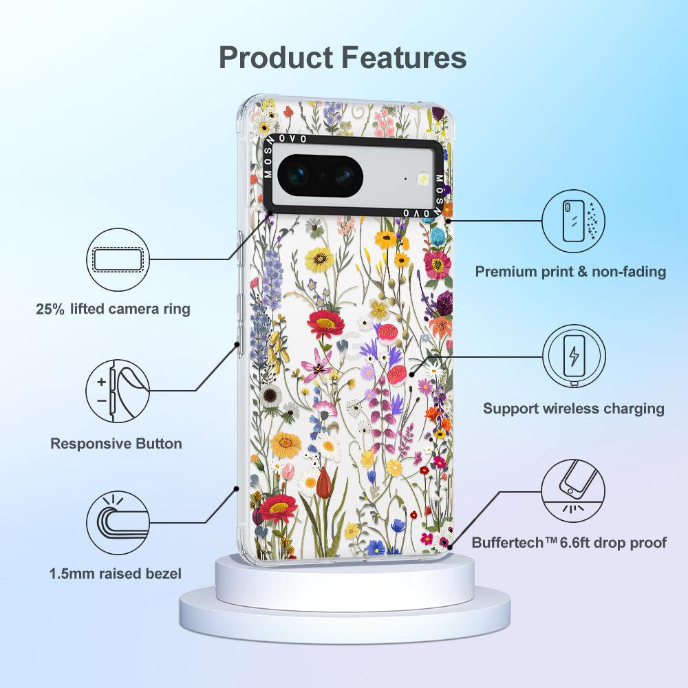 Wildflower Meadow Phone Case - Google Pixel 7 Case - MOSNOVO