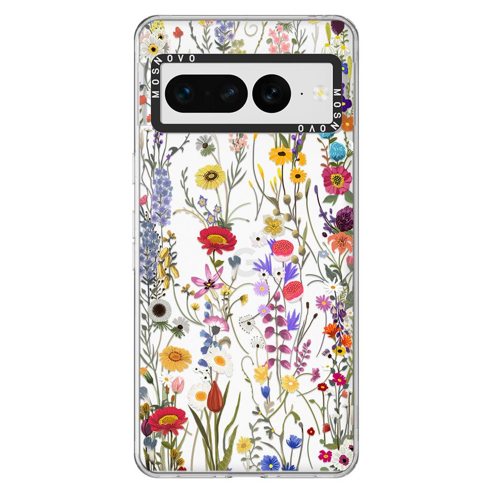 Wildflower Meadow Phone Case - Google Pixel 7 Pro Case - MOSNOVO