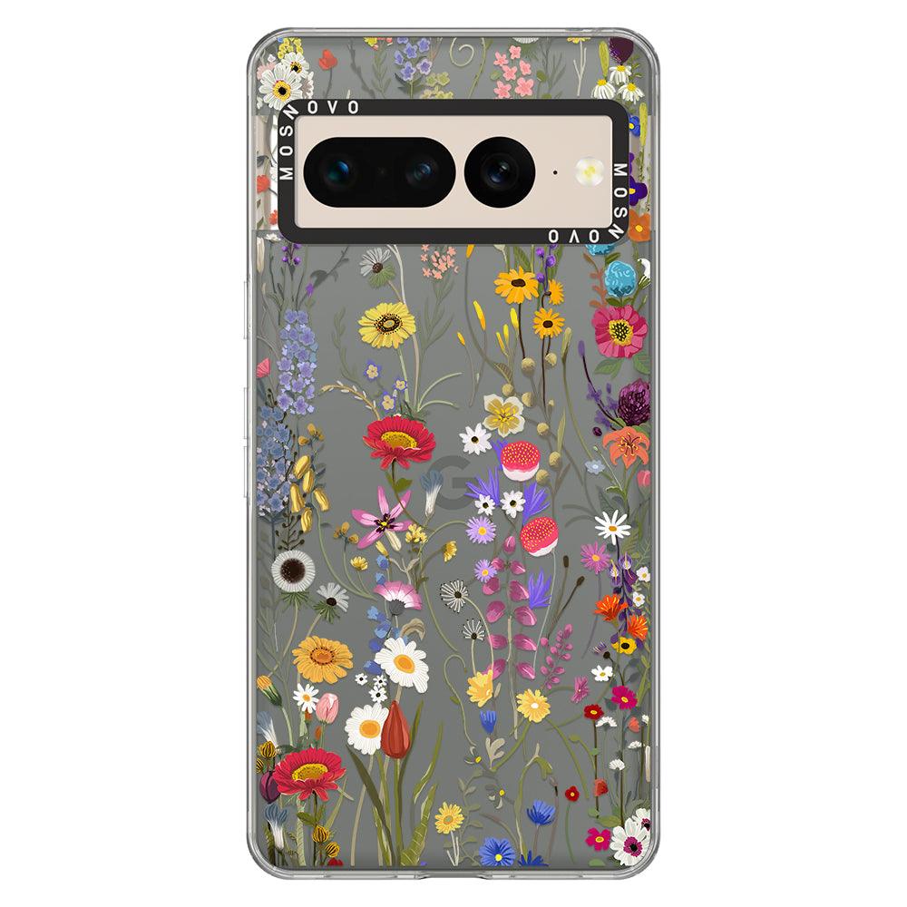 Wildflower Meadow Phone Case - Google Pixel 7 Pro Case - MOSNOVO