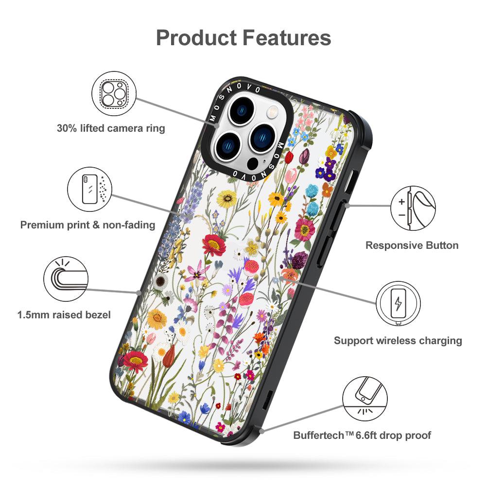 Summer Meadow Phone Case - iPhone 13 Pro Case - MOSNOVO