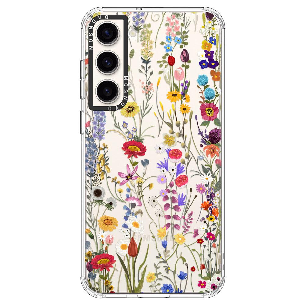 Wildflower Meadow Phone Case - Samsung Galaxy S23 Case - MOSNOVO